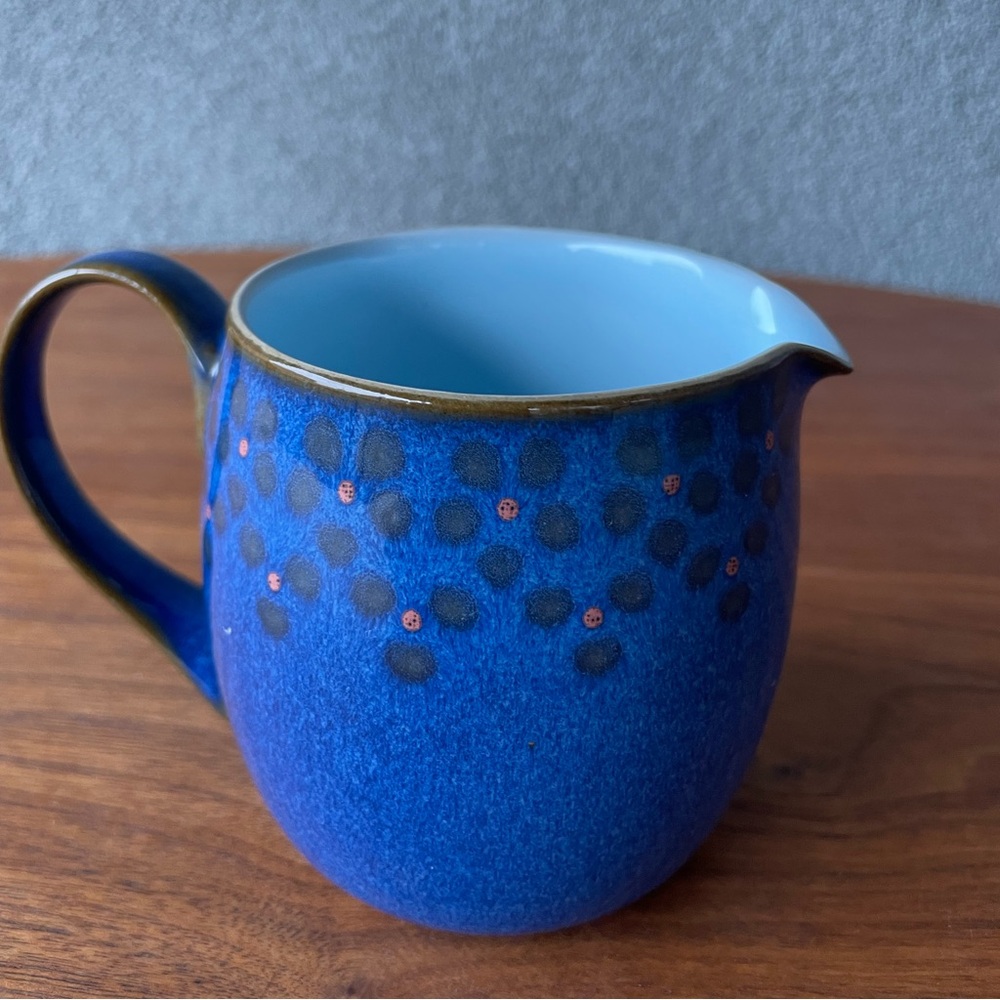 Denby England Midnight Creamer, Jug, Vintage Tea Set, Gift for Tea Lover, MOM